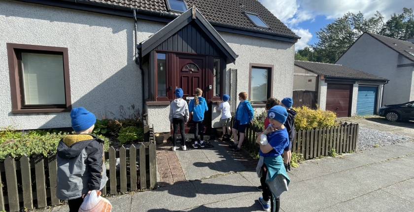 A fun afternoon yesterday delivering our Please Flush Responsibly stickers