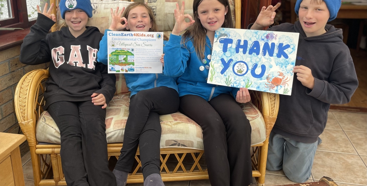 Honoured and delighted to have received this Environmental Champions award from the lovely folk at Clean Earth 4 Kids in America!! 